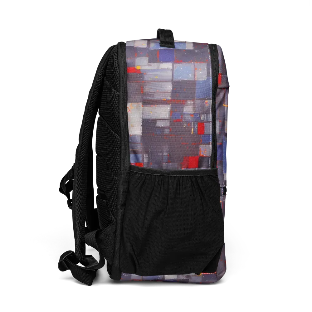 Cubist Rhythm on Utility Backpack — Right