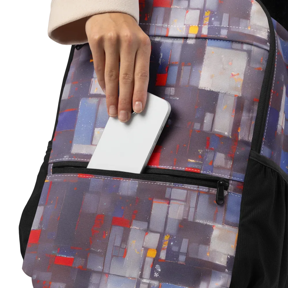 Cubist Rhythm on Utility Backpack — Product details