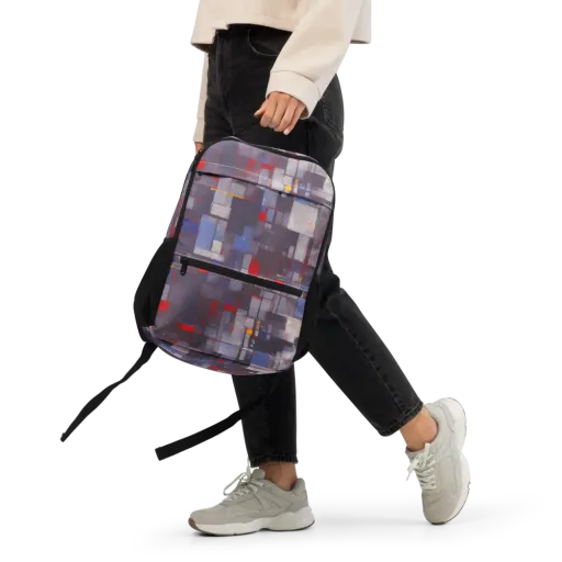 Cubist Rhythm on a Utility Backpack