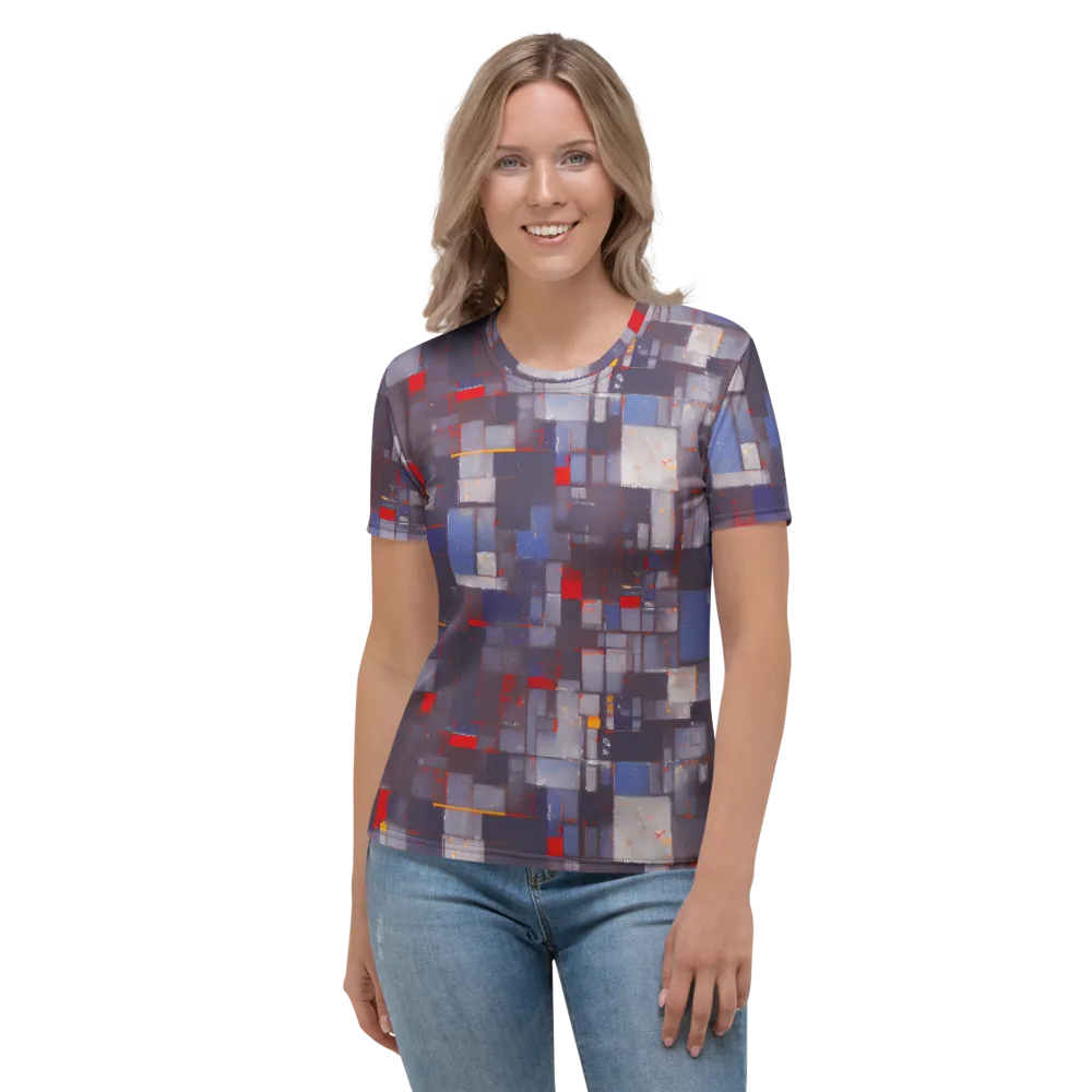 Cubist Rhythm on Women's Crew Neck T-Shirt — Front