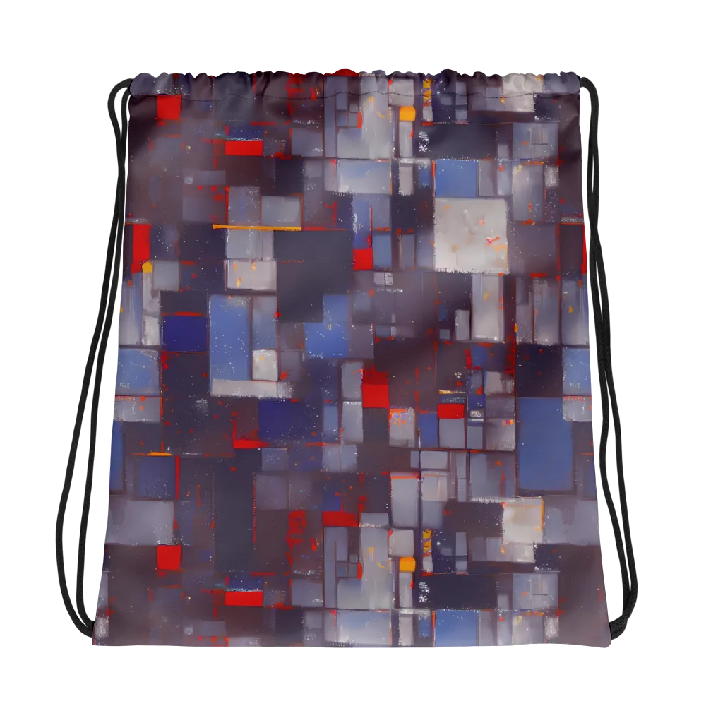 Cubist Rhythm on Drawstring Bag — Photo
