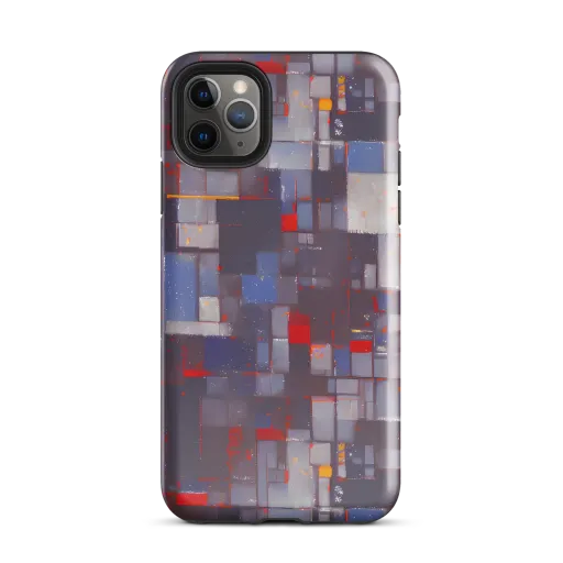 Cubist Rhythm on a Tough Case for iPhone®