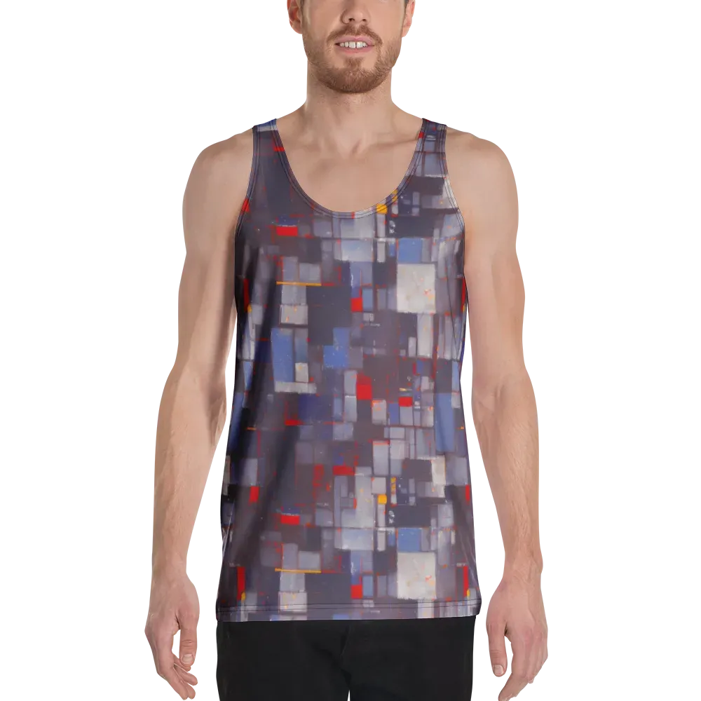 Cubist Rhythm on Men's Tank Top — Front