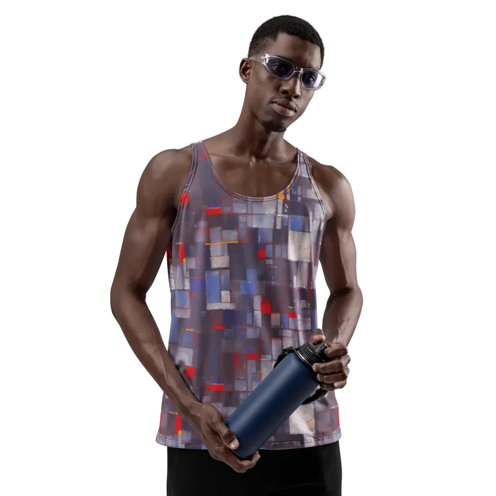Cubist Rhythm on Men's Tank Top — Front