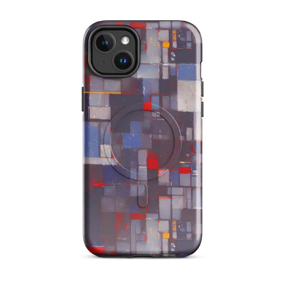 Cubist Rhythm on MagSafe Tough Case for iPhone® — Front