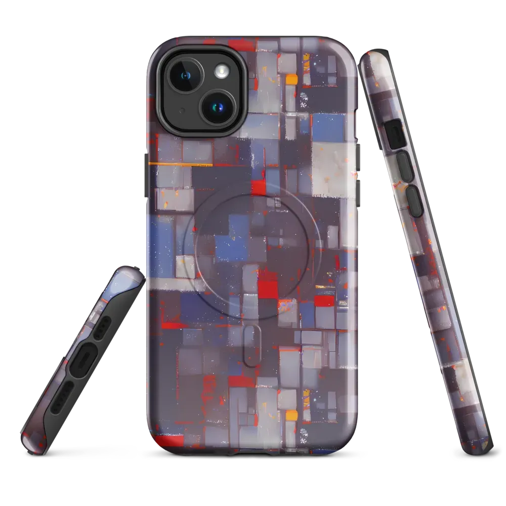 Cubist Rhythm on MagSafe Tough Case for iPhone® — Front