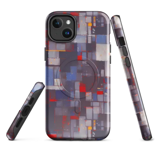 Cubist Rhythm on a MagSafe Tough Case for iPhone®