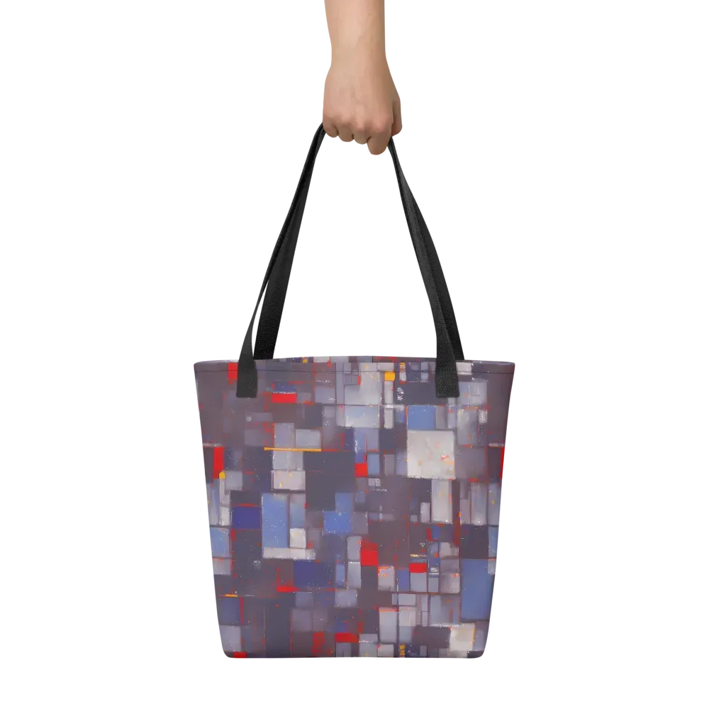 Cubist Rhythm on Tote Bag — Front