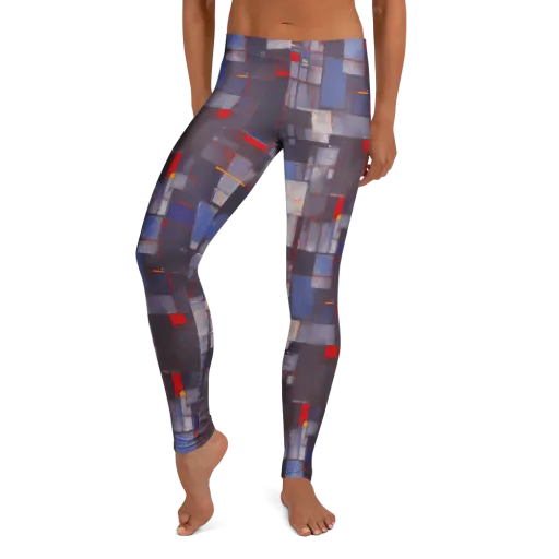 Cubist Rhythm on a Leggings