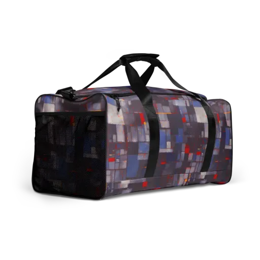 Cubist Rhythm on a Duffle Bag