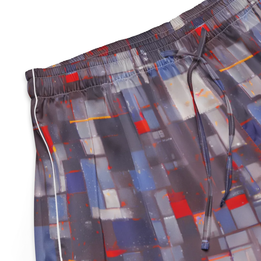 Cubist Rhythm on Women's Pajama Shorts — Product details