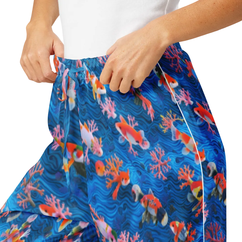 Coral Koi Current on Women's Pajama Pants — Product details