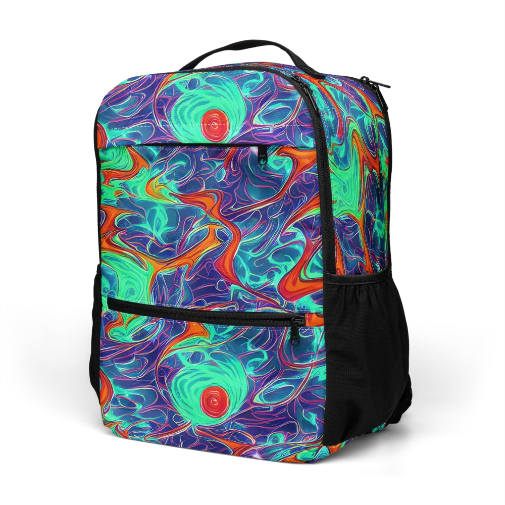 Cosmic Meltwater on Utility Backpack — Left Front