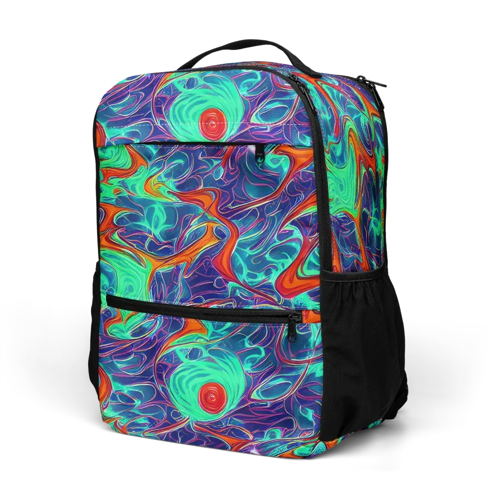 Cosmic Meltwater on Utility Backpack — Left Front