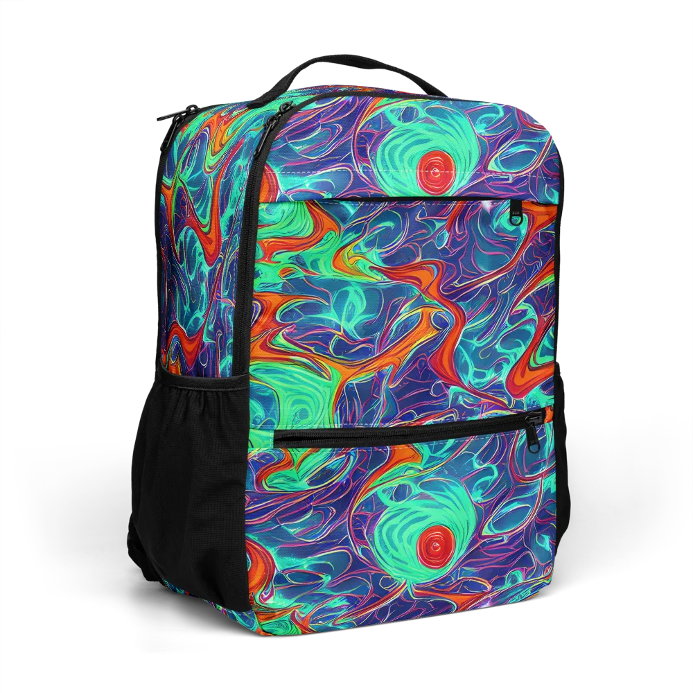 Cosmic Meltwater on Utility Backpack — Right Front