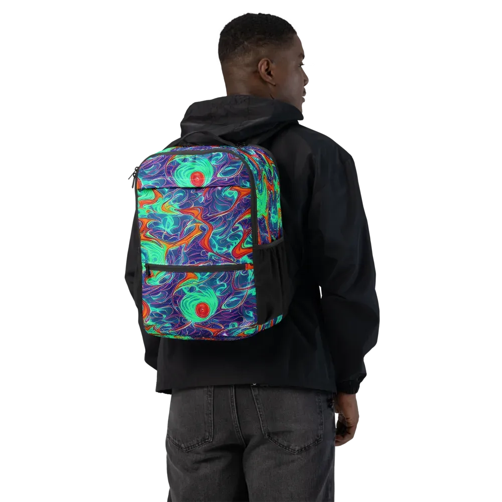 Cosmic Meltwater on Utility Backpack — Back