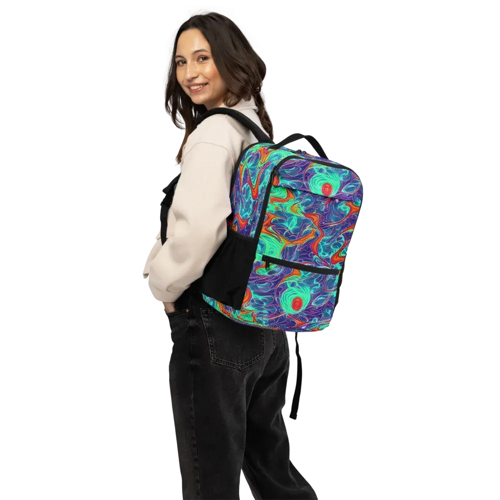 Cosmic Meltwater on Utility Backpack — Back