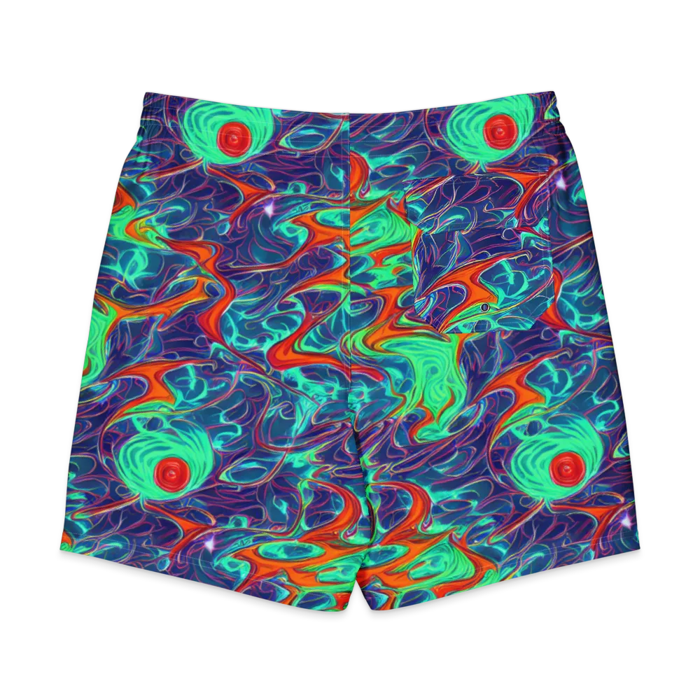 Cosmic Meltwater on Men's Board Shorts — Back