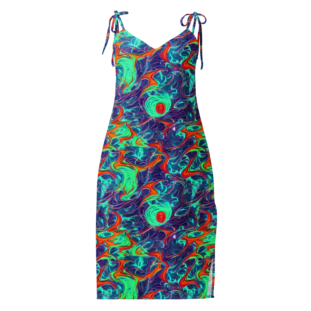 Cosmic Meltwater on Slip Dress — Front