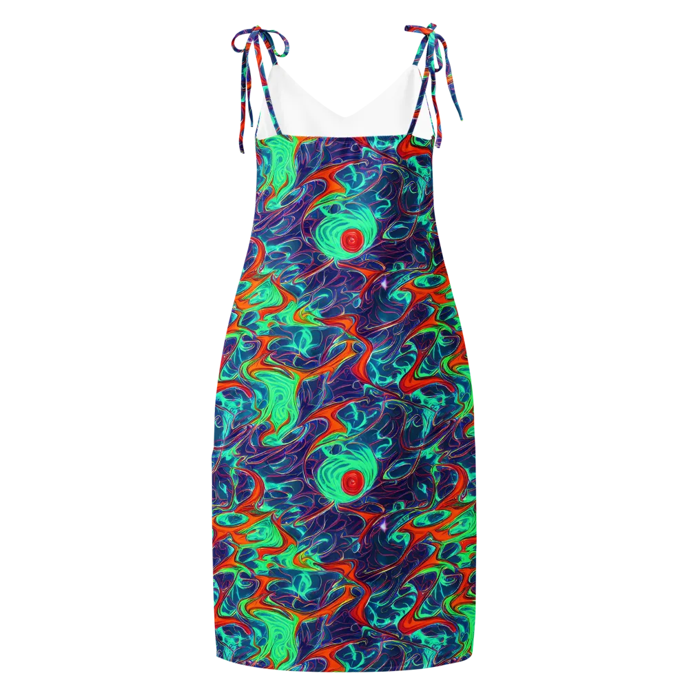 Cosmic Meltwater on Slip Dress — Back