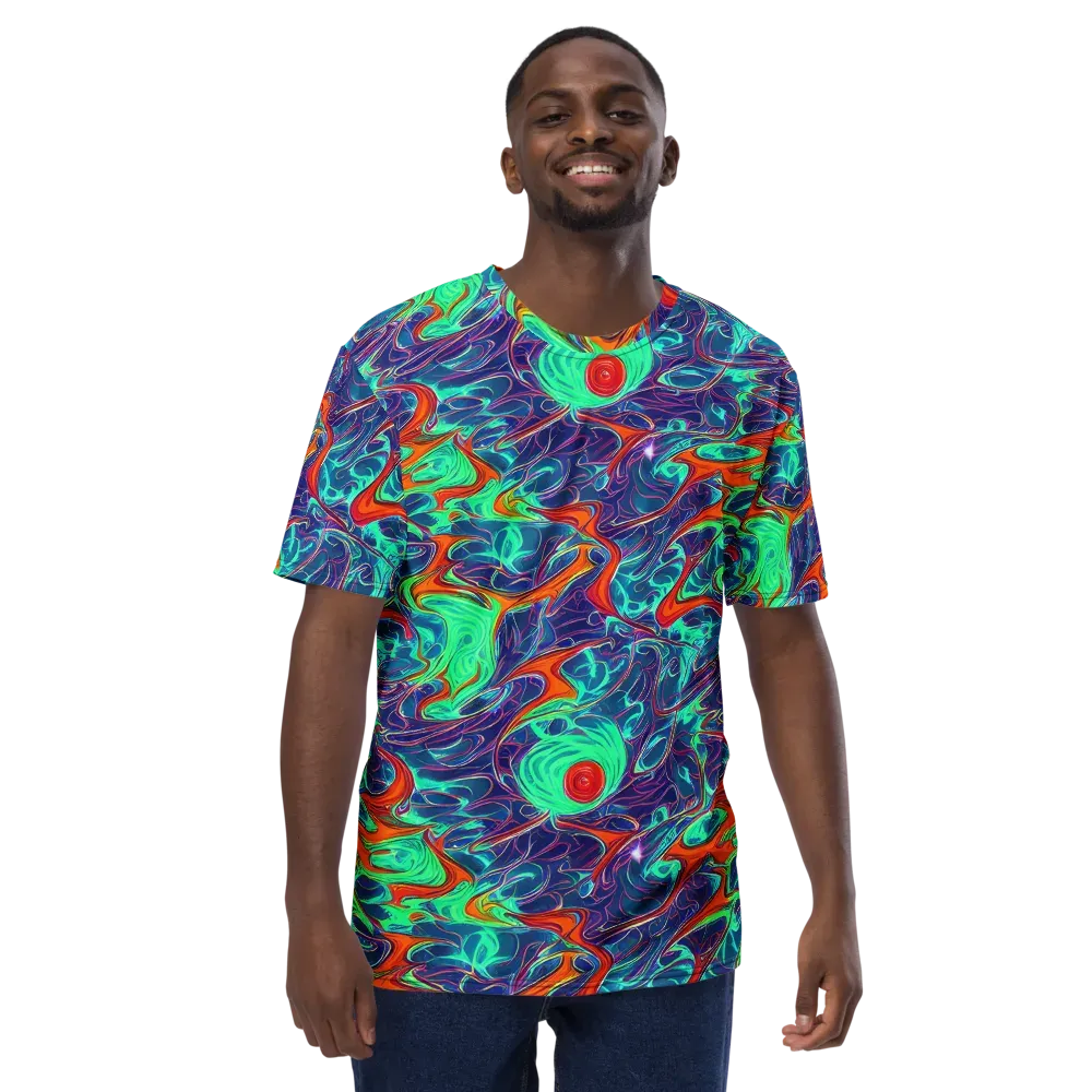 Cosmic Meltwater on Men's Crew Neck T-Shirt — Front