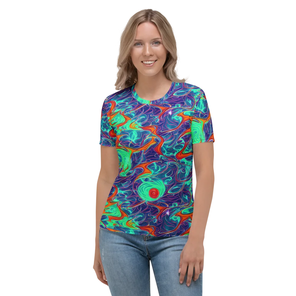 Cosmic Meltwater on Women's Crew Neck T-Shirt — Front