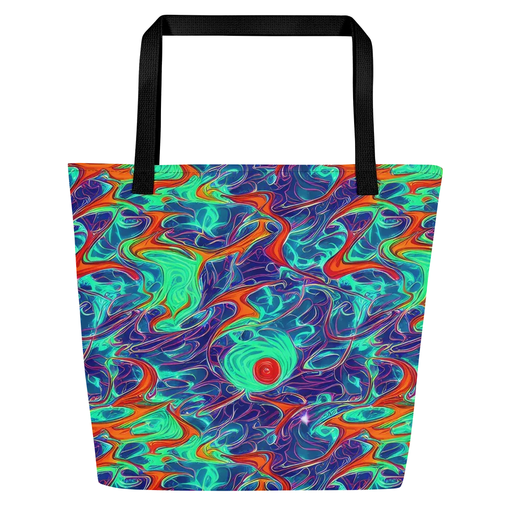 Cosmic Meltwater on Large Tote Bag W/ Pocket — Front
