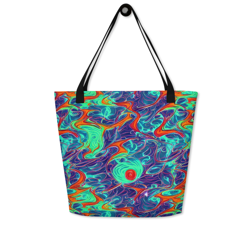 Cosmic Meltwater on Large Tote Bag W/ Pocket — Front