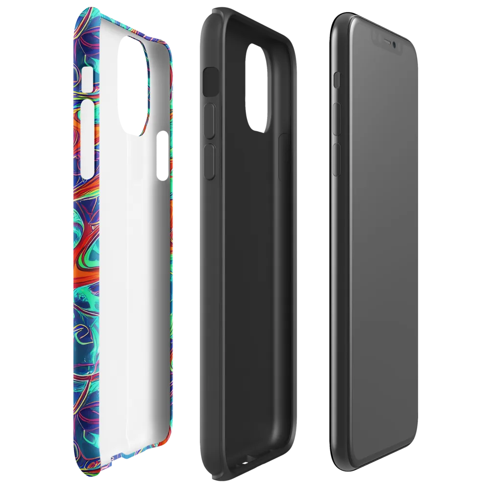 Cosmic Meltwater on Tough Case for iPhone® — Right