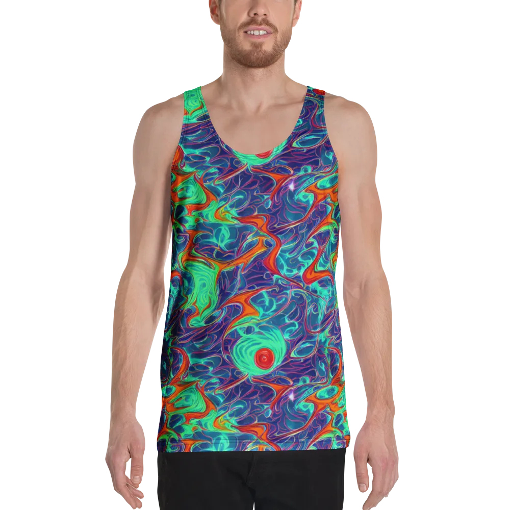 Cosmic Meltwater on Men's Tank Top — Front
