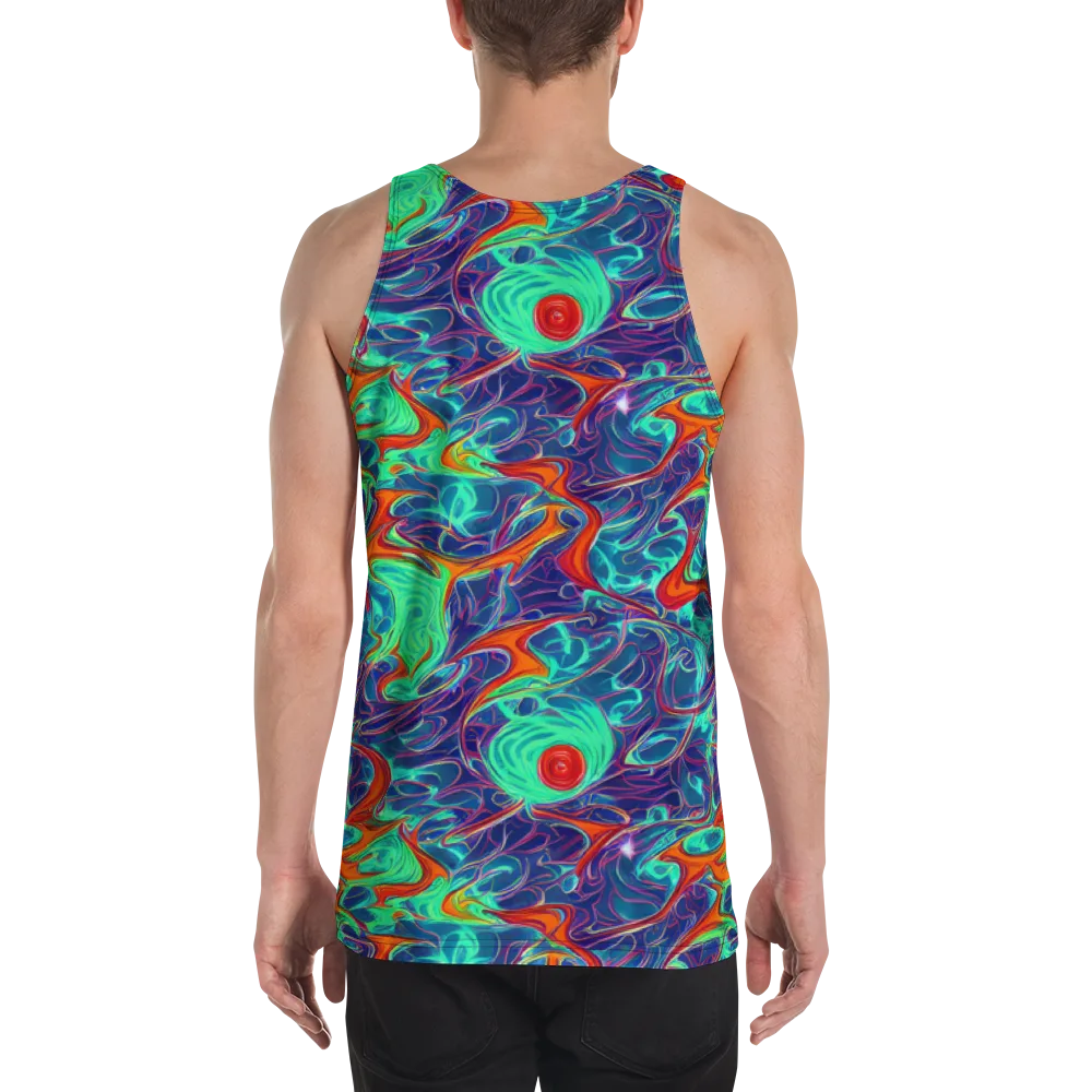 Cosmic Meltwater on Men's Tank Top — Back