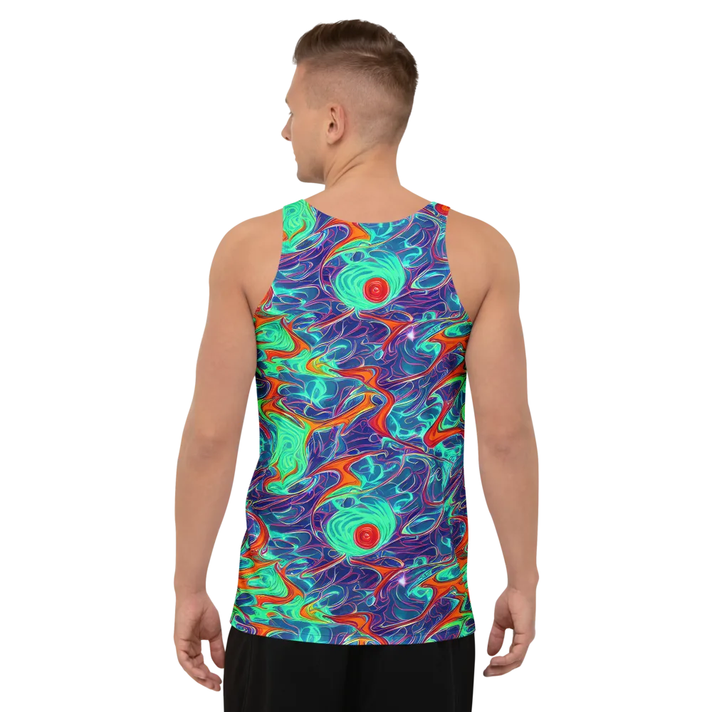 Cosmic Meltwater on Men's Tank Top — Back