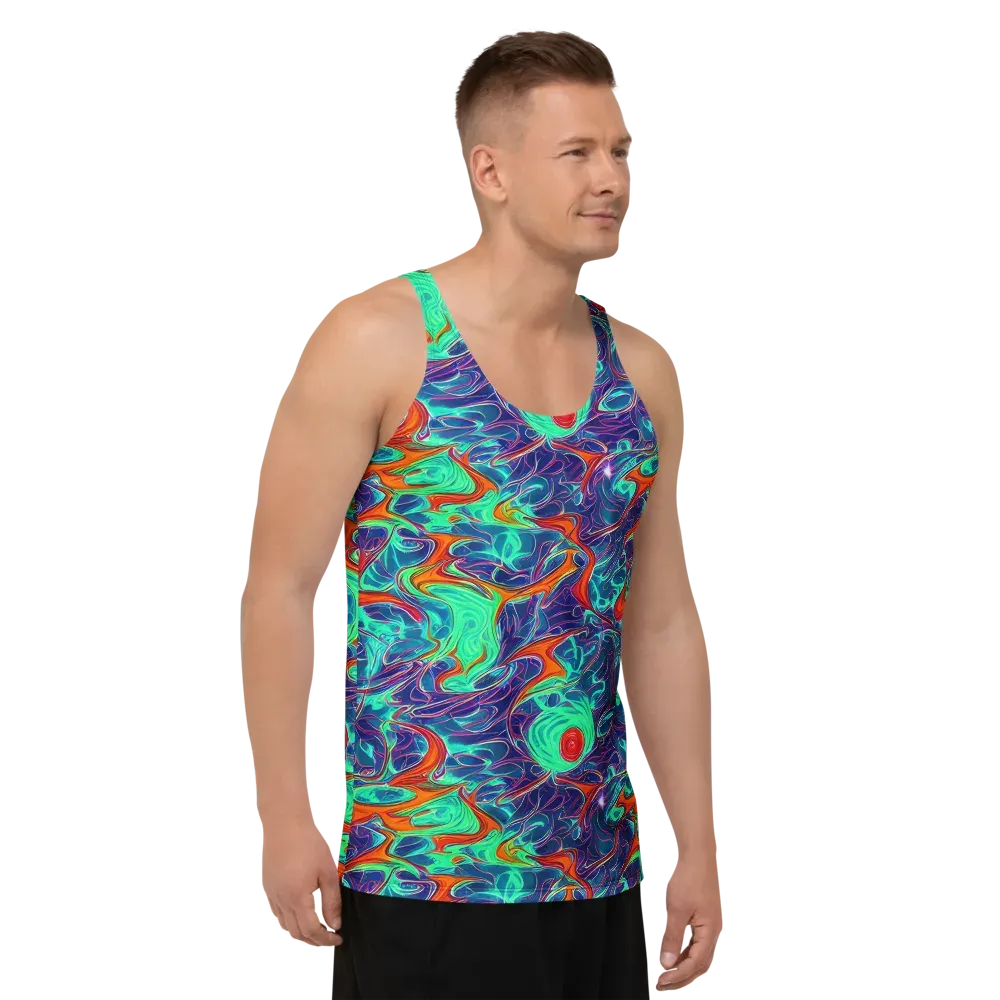 Cosmic Meltwater on Men's Tank Top — Right Front