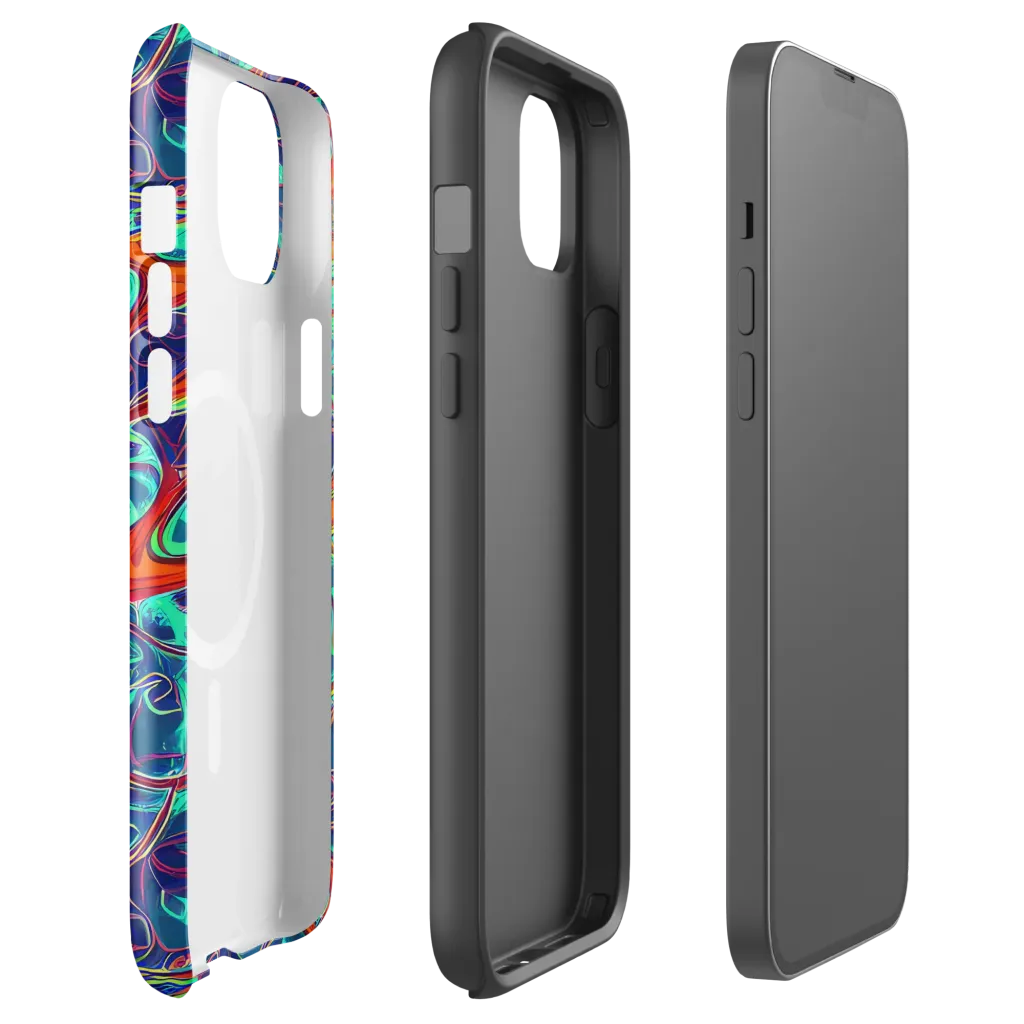 Cosmic Meltwater on MagSafe Tough Case for iPhone® — Front