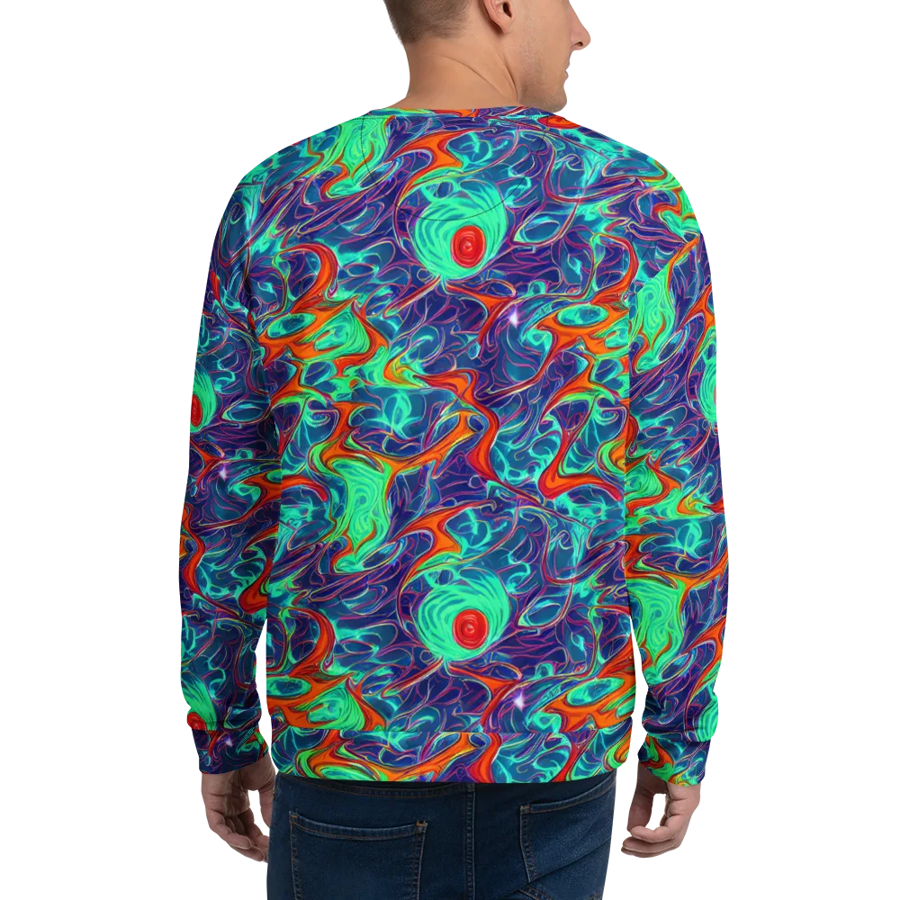 Cosmic Meltwater on Sweatshirt — Back