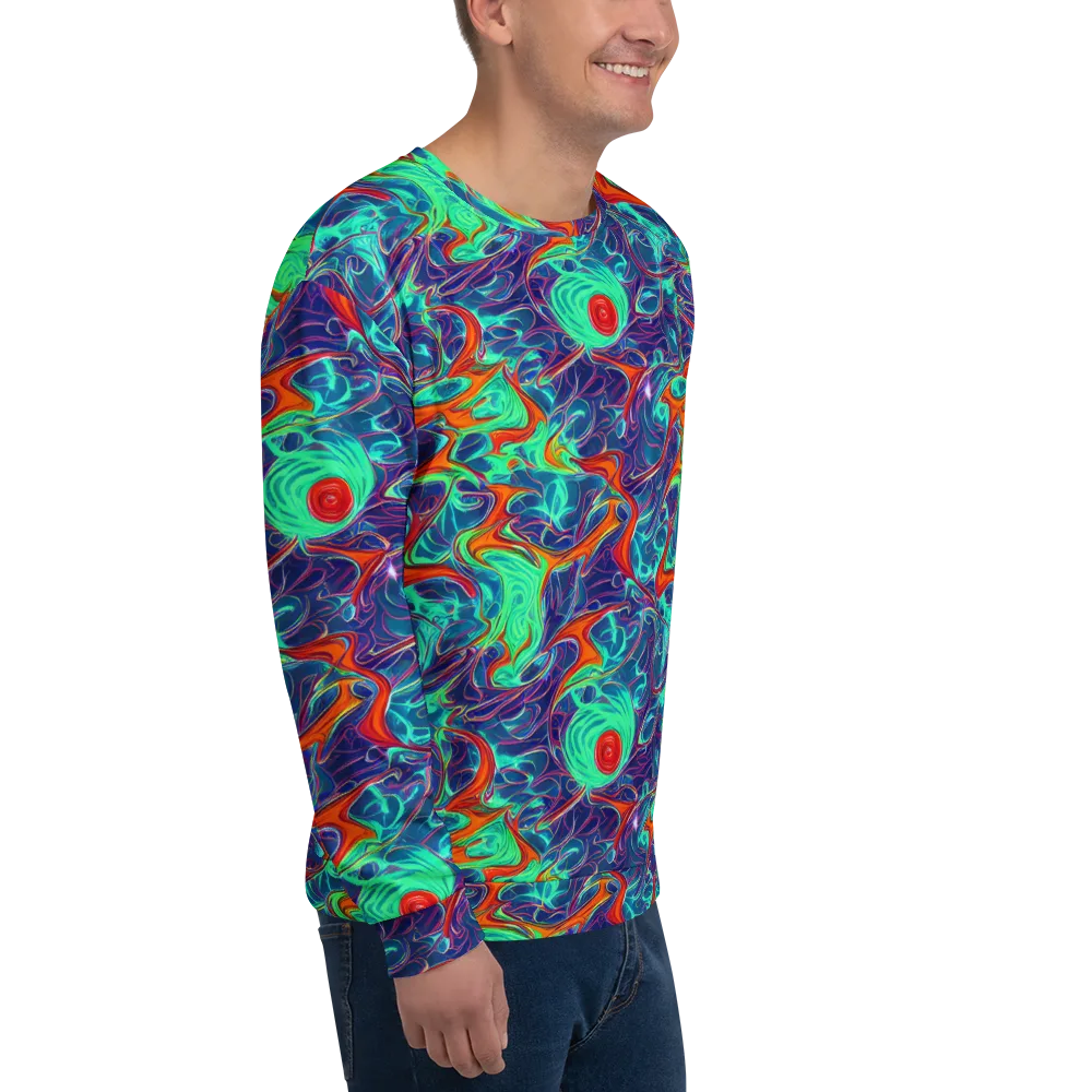 Cosmic Meltwater on Sweatshirt — Right Front