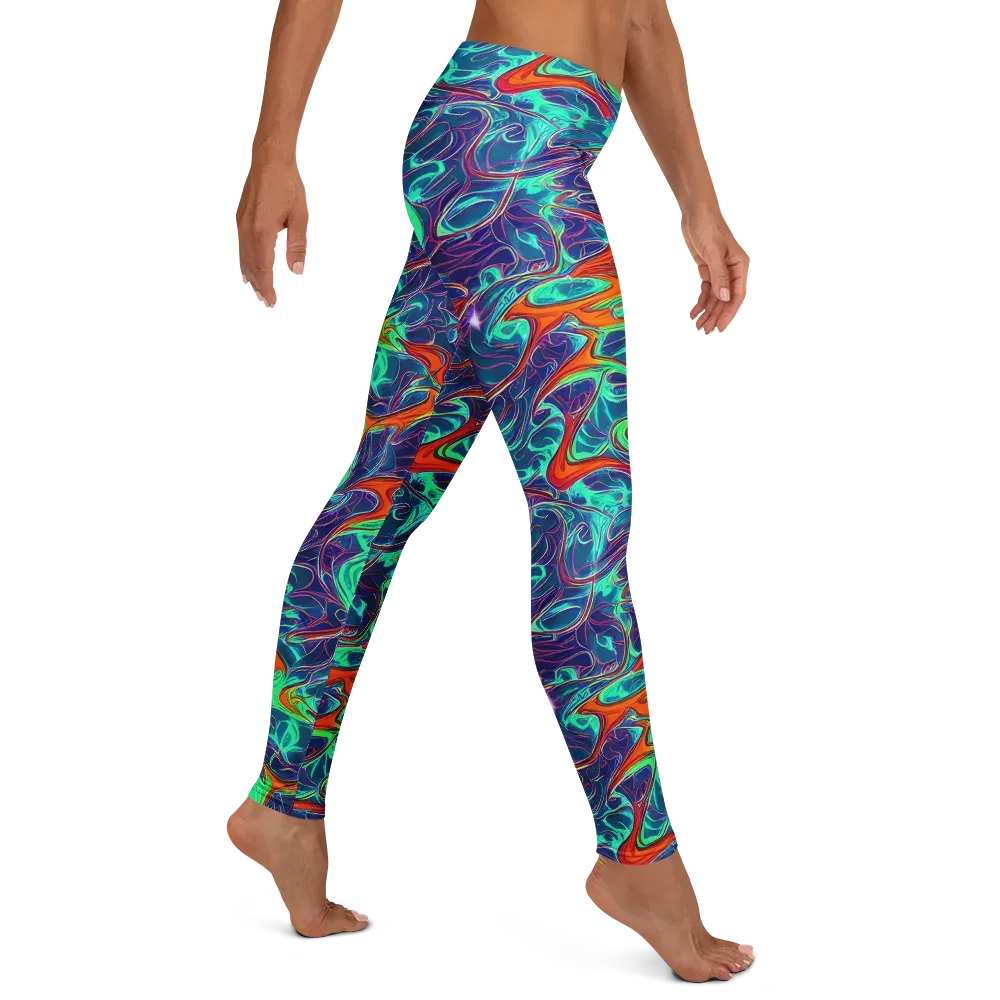 Cosmic Meltwater on Leggings — Right