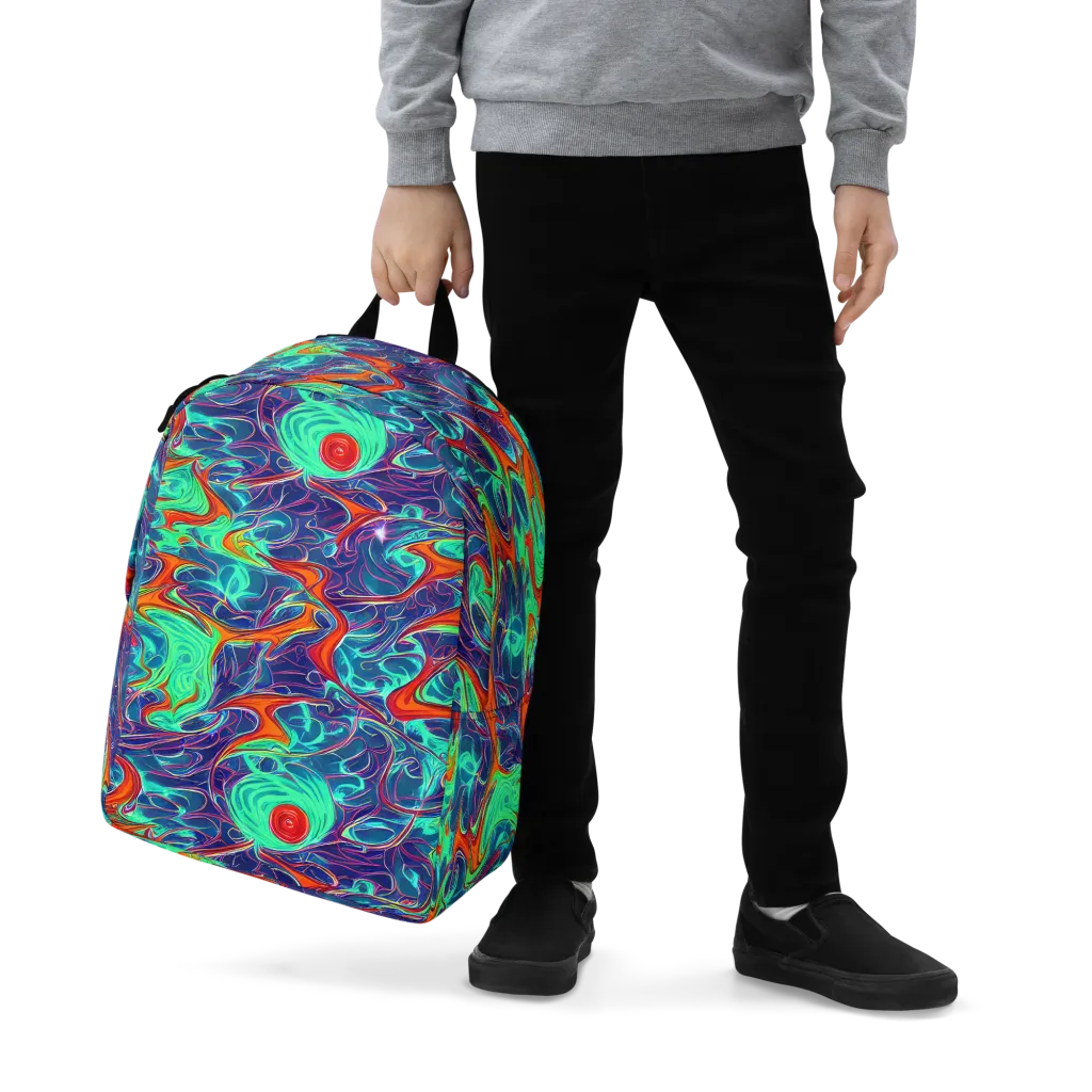 Cosmic Meltwater on Minimalist Backpack — Zoomed-in