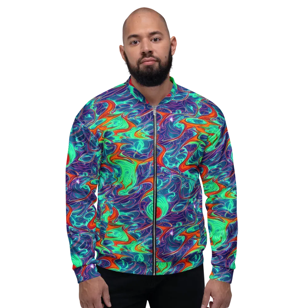 Cosmic Meltwater on Bomber Jacket — Front