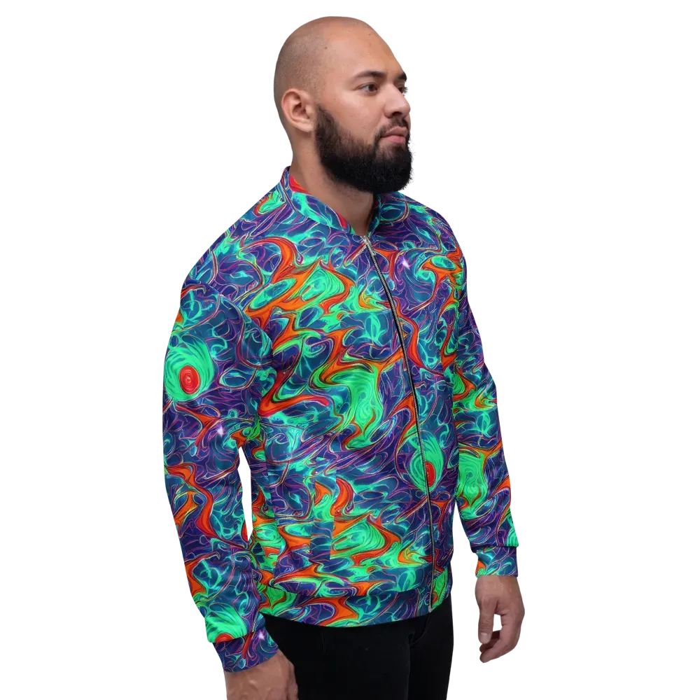 Cosmic Meltwater on Bomber Jacket — Right