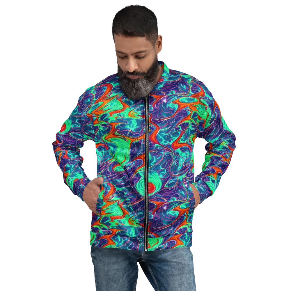 Cosmic Meltwater on Bomber Jacket — Front