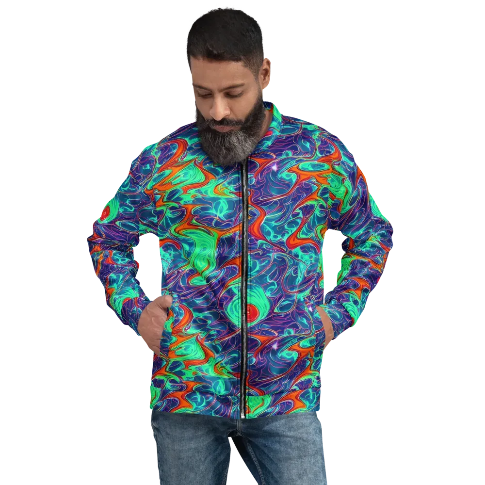 Cosmic Meltwater on Bomber Jacket — Front