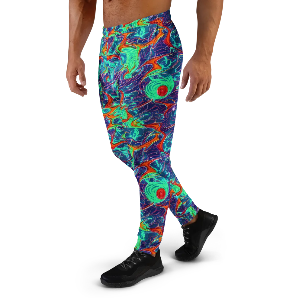 Cosmic Meltwater on Men's Joggers — Left