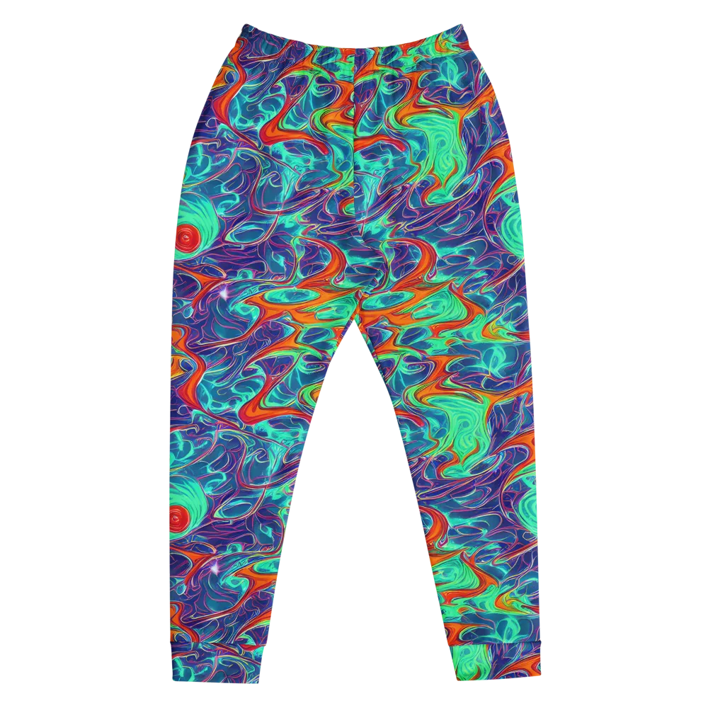 Cosmic Meltwater on Men's Joggers — Front