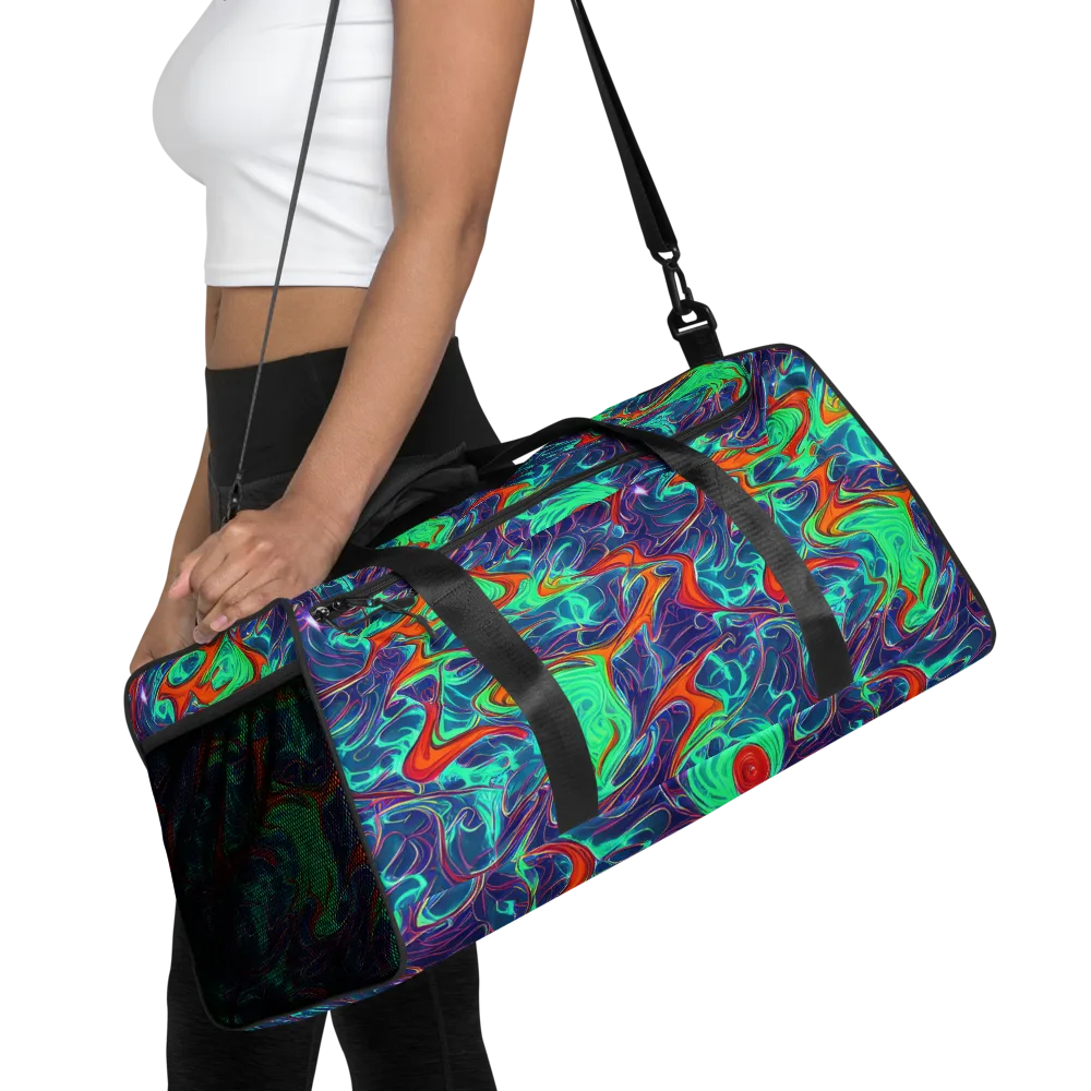 Cosmic Meltwater on Duffle Bag — Front
