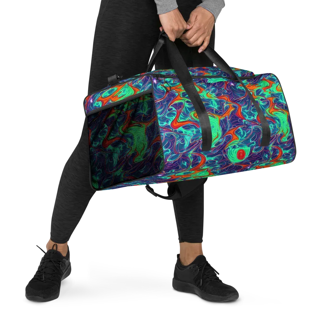 Cosmic Meltwater on Duffle Bag — Right Front