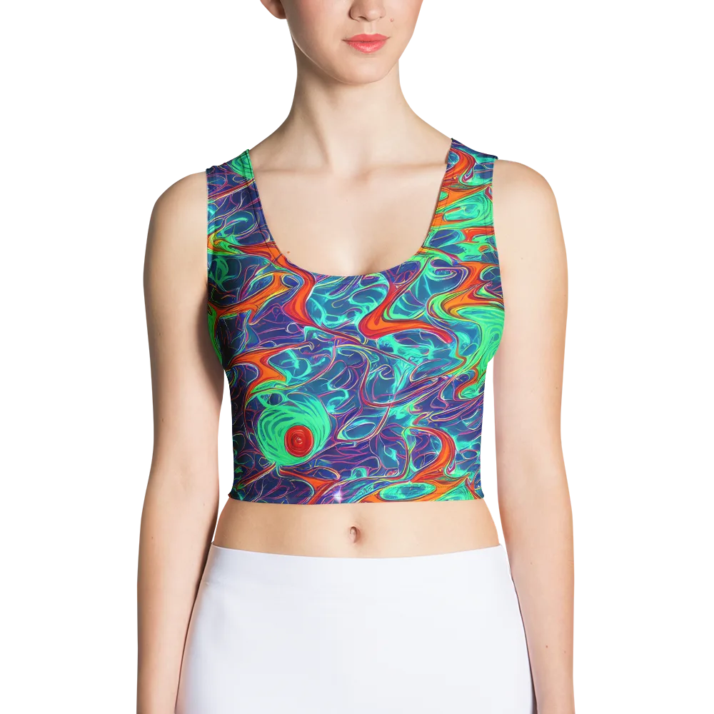 Cosmic Meltwater on Crop Top — Front