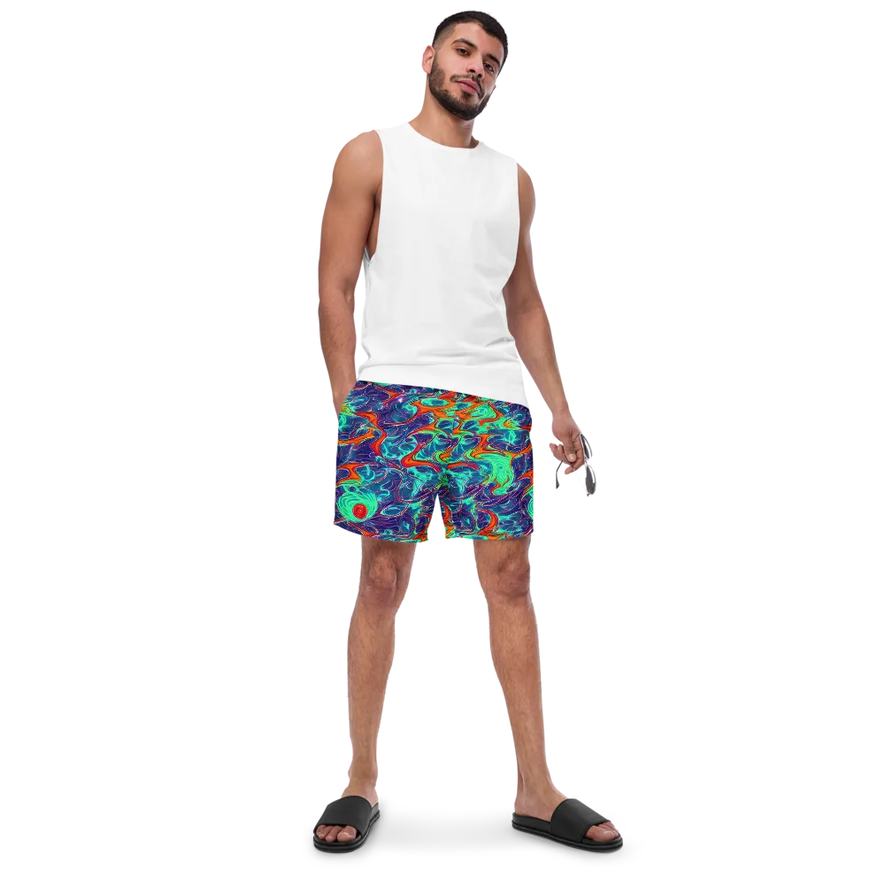 Cosmic Meltwater on Swim Trunks — Front