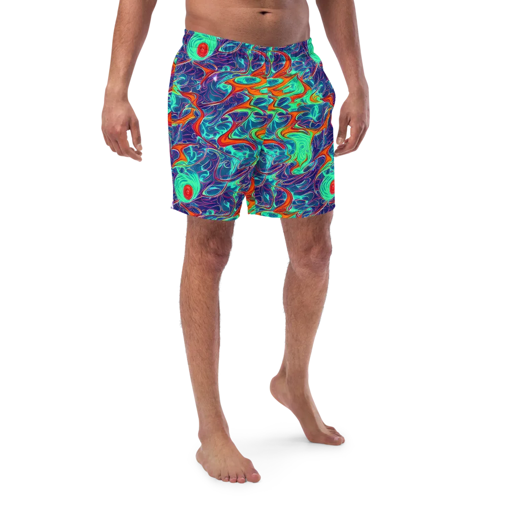 Cosmic Meltwater on Swim Trunks — Front