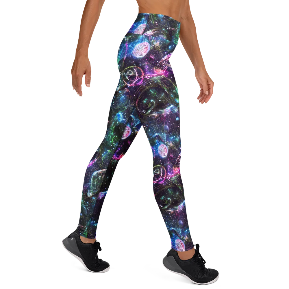 Vortex Spectrum on Yoga Leggings — Right